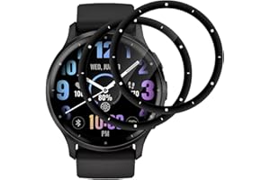 IQShield Verre Trempé pour Garmin Venu 3, Haut Définition Protection écran, 2 Pièces Vitre Protection de Anti Rayures, 3D Couverture Complète, Sensible au Toucher, Sans Bulles