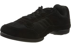 Rumpf Samba Sneaker Chaussures de Danse Chaussons de Samba Noir Pointure