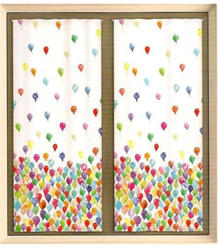 Tende Camera Bambini Tende Finestra Con Stampa Animali Giungla - Elefante, Leone, Giraffa Per Cameretta Tende 140x198cm 2 Pannelli