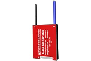 DALY BMS 13S 48 V 50 A Li-ion Module de protection PCB avec câbles d'équilibrage et fils BMS pour batterie 18650 48 V