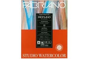 Fabriano Studio Hot Press Watercolor Pad, 11 x 14, White