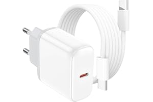 RVNTOP Cargador iPhone 17 16 15, Carga Rapida iPad Cargador USB C 20W Enchufe con 2M Tipo C Cable para iPhone 15/16/17/Pro/Plus/Pro max/17Air/16Pro/15Pro/17Plus/iPad Pro/Air/Mini Carregador Rapido Adaptador