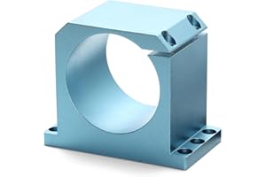 Genmitsu Supporto per mandrino in alluminio da 69 mm di diametro, per mandrino o fresatrice di macchine CNC Genmitsu PROVerXL 6050 Plus