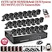 Produktbild ARBUYSHOP HD 1080P 24CH CCTV-System Hybrid-NVR Kit für IP-Kamera 24-Kanal-DVR KIT Digital-Videorecorder 900TVL Sicherheit Kamera-System