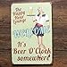 Produktbild Retro Metall Schild Welcome Bier Uhr Vintage Shabby Chic Küche Schild LOUNGE BAR Home Größe 20 x 30 cm