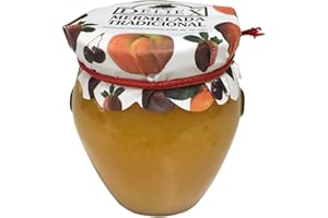DELIEX DELICIAS DE EXTREMADURA Tarro de cristal con mermelada de Naranja y Miel de Romero de 250gr detalles para bodas, comuniones y bautizos