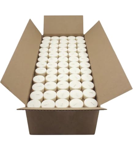 Wiseware theelichtjes, 960 stuks, diameter 3,8 cm, hoogte 2,4 cm