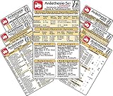 Image de Anästhesie Karten-Set -professional- ( 7er-Set ) - Medizinische Taschen-Karte