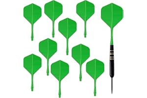 HERZWILD Fléchettes et ailettes en une seule pièce Accessoire de fléchettes