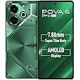TECNO POVA 6 PRO 5G (Comet Green, 8GB+256GB) | 108MP Camera + 32MP Selfie Camera | 120Hz Dot-in AMOLED Display | Dual Speakers with Dolby Atmos | 6000mAh & 70W Charger | Arc Interface