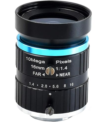 Objectif Téléphoto 25mm C-Mount Pour Raspberry Pi High Quality Camera - Focale Fixe, Angle Variable - Pour Projets Photo/vidéo - 5