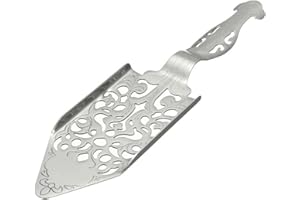 BARSOUL Absinthe Cuillère en acier inoxydable, argent