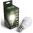 ECO DIMMABLE 2 Pin B22 Bayonet Light Bulb, 12W Dimmable LED Energy Saving Light Bulb, 75W Equivalent, Frosted, Warm White (3000K), 15000Hrs Lifetime. (1 x Pack)