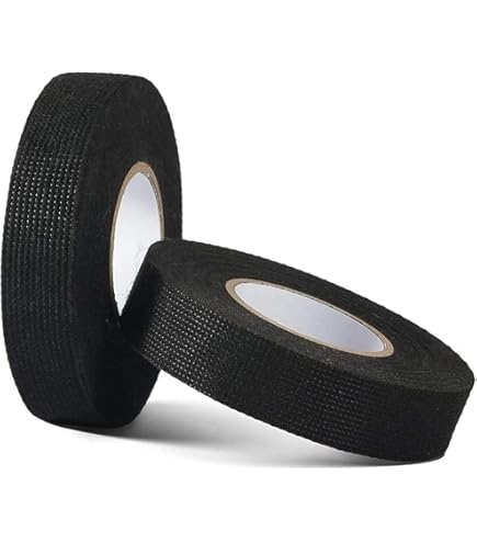 GTSE Black Electrical Tape, 19mm X 20m, Strong Self-Adhesive PVC Insulation Tape For Insulating, Repairing And Protecting Electrical Wires, 6 Rolls
