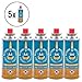 Produktbild 5x Gaskartusche Butan Battery® 220 Gramm für Camping Kartuschenkocher und Grills