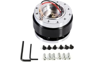 Yosoo Health Gear Ratt Quick Release Hub Adapter, Universal 6 Hole Car Aluminium Wheel Hub Adapter Snap Off Kit