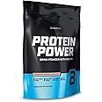 BioTechUSA Protein Power | High Protein, Sugar-Free, Lactose-Free, Gluten-Free | Added Creatine, 1 kg, Strawberry-Banana