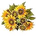 Produktbild Pingenaneer Brautstrauß Künstlicher Sonnenblumen für Valentinstag Geburtstag Geschenk Weihnachten Hochzeit Wohnung Decor 45cm