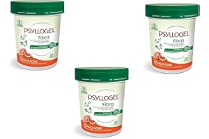 Offerta 3X Psyllogel Fibra - Integratore di Psyllium in Polvere Gusto Arance Rosse - 510g