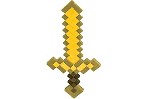 Minecraft-svärd, maskeradtillbehör, officiellt licensierad av förklädnad, detaljerad leksakssvärd för pojkar, pixeldetaljer