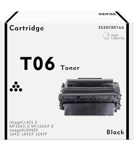 Canon T06 Toner Cartridge - CNMT06 Replacement For ImageRunner 1643i/1643iF Printers