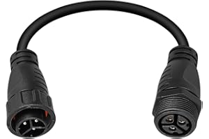 Jadeshay Micro Inverter Cable, 2M M25-Verlängerungskabel, Wasserdichtes Wechselrichter Solarkabel Verlängerung, for GTB/WVC-Serie 600–2000W Solar Wechselrichter