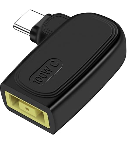 CY Adapter 140W – DC-Buchse 7,4x5,0 Mm Auf USB-C (90° Abgewinkelt), Für Laptop & Handy, Mit PD- Und QC-Unterstützung