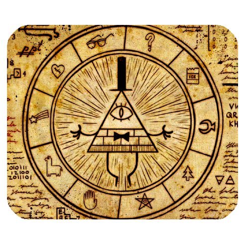 LovyCreation Büro Deko, Mousepad, Motiv Gravity Falls, rechteckig, 20x25 cm, mehrfarbig, 20x25