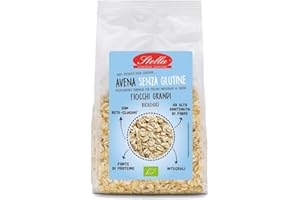 STELLA EVOLUZIONE ALIMENTARE Fiocchi di Avena Senza Glutine 2,4KG (Box 6 x400g) Integrali e Biologici - Stella Foods | Ricchi di Beta Glucani | Ideali per la Colazione Salutare e Ricette a base di Avena.