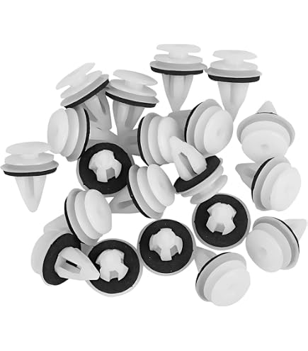 100 Clips De Fixation Auto JNNJ | Pour Pare-chocs, Moulures, Intérieur | Nylon Résistant - Universel
