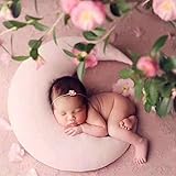 Haokaini Baby Photography Props Newborn Baby Boy Girl Crescent Pose Pillow and Stars