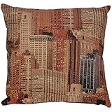 Kissenhülle Kissen Zierkissen von Beletage 40 X 40 cm, Manhattan Gobelin Baumwolle Leinen Cushion