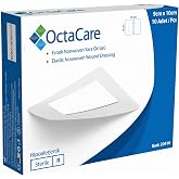 OctaCare Yapışkanlı Yara &Ouml;rt&uuml;s&uuml;, Elastik Nonwoven Yara Bandı, Steril, Hipoalerjenik, 9cm x 10cm, 10 Adet (10 lu Paket)