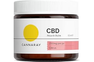 Cannaray CBD Muscle Balm | with Soothing Aloe, Eucalpytus & Arnica, 60ml