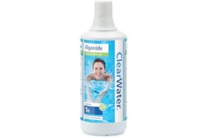 Clearwater Algaecide Algae Remover for Swimming Pool and Spa Hot Tub Water Treatment, Highly Effective Formula, 1 Litre