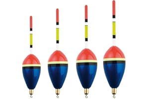 WURMBADEN 4 Forellen Posen Waggler Angel Set vorbebleite Schwimmer Laufposen Forellenposen