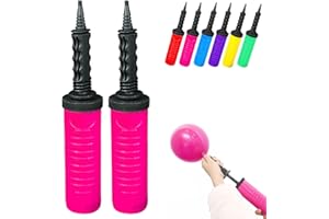 FENXYO (2 Pack) Balloon Pump Hand Manual Inflator, Balloon Manual Pump Blower Pump suitable for Party Decoration Balloons Arch Kit Foil & Confetti Ballon