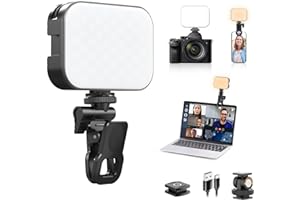 Ulanzi VL100X Światło LED do selfie i telefonów komórkowych, dwukolorowy panel przenośny z regulacją 2500-6500K i baterią 2000 mAh