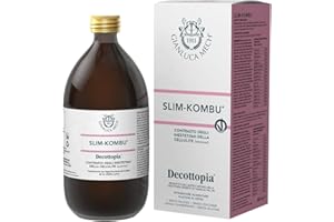 Gianluca Mech | Decottopia Slim-Kombu Integratori Alimentari Keto, Contrasta Ritenzione Idrica e Cellulite, Vegan, 500 ml