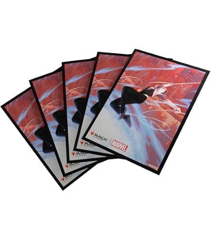 Gamegenic | Magic: The Gathering - Marvel's Spider-Man Premium Art Sleeves  - Spider-Man Miles Morales| 105 Sleeves Per Pack | Trading Card Accessory :  Amazon.co.uk: Toys & Games