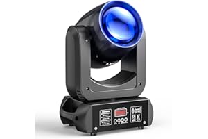 OSUSUENT 150W Moving Head LED Diso Lights Spot Beam GOBO 18 Prism Dj Disco Stage Party Wash Light for Wedding Light Show Bar Club Christmas