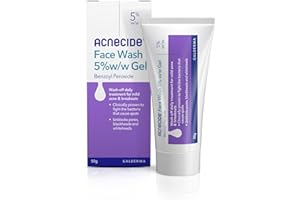 Acnecide Face Wash Gel 5% Benzoyl Peroxide Acne Treatment for Spot-Prone Skin 50g