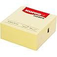 Kores Yellow Sticky Notes - 75x75mm, Pack of 400 Sheets
