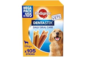 Pedigree DentaStix Daily Dental Chews Large Dog 25kg+ 105 Sticks