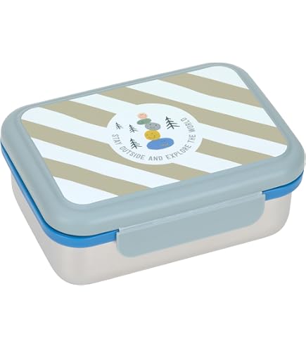 Boîte Repas En Inox Maped Picnik 900 Ml - Motif Raton Laveur, Clip Fluo, Couvercle Attaché - Hermétique, Lavable Au Lave-vaisselle - Pour Enfants, Lunch, Pique-nique