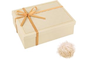 Presentask med lock, 25 x 18 x 8,5 cm, rektangulär presentförpackning