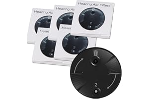 KH HAIKE Wax Guards for Phonak Hearing Aid Accessories and Unitron RIC RITE Hearing Aid, Hearing Aid Filters (5 Packs/ 40 Pcs)