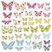 Produktbild Decowall DS-8005 Gemusterte Schmetterlinge Tiere Wandtattoo Wandsticker Wandaufkleber Wanddeko für Wohnzimmer Schlafzimmer Kinderzimmer (klein)