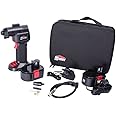 Air Hawk MAX - Rechargeable Air Compressor, Tyre Inflator, Automatic Pump with Five Different Nozzles Compact, Digital, Cordless with LED Light (As seen on High Street TV)