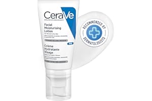 CeraVe PM Daily Facial Moisturizer Lotion for Normal to Dry Skin 53 ml with Niacinamide and 3 Essential Ceramides